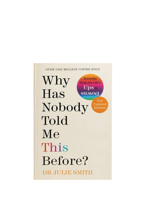 Book cover of 'Why Has Nobody Told Me This Before?' by Dr. Julie Smith on a white background