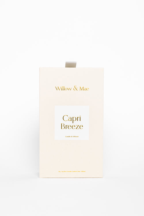 Product packaging with 'Willowy & Mae' branding on a white background