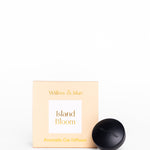 Willow & Me Island Bloom aromatic car diffuser packaging on a white background