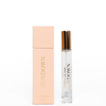 Sundown perfume bottle and packaging on a white background