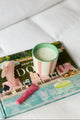 Carnival Pink Stripe Rose & Eucalyptus 235g Soy Wax Candle