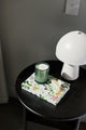 Gingerbread Green Ribbed 240g Glass Soy Wax Candle
