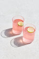 Pale Pink Ribbed Set 2 Tumblers