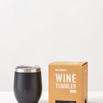 Black Wine Tumbler HW Drink Bottles, Coolers, Takeaway Cups Huski   