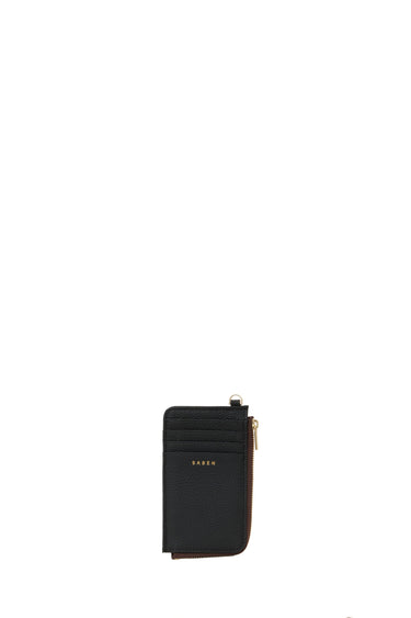 Winona Card Holder Black Leather