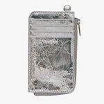 Winona Silver Crinkle Card Holder