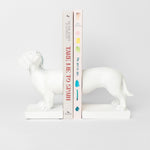 Woof Woof White Set2 Bookends