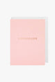 XOXOXO Pink Small Greeting Card