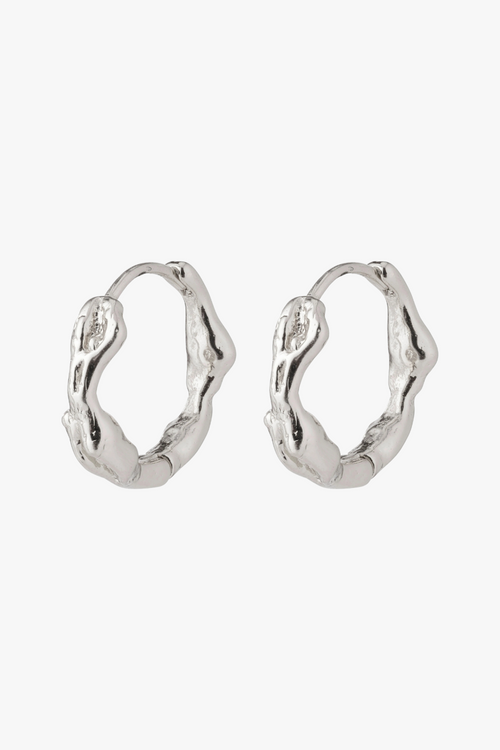 silver twist earring