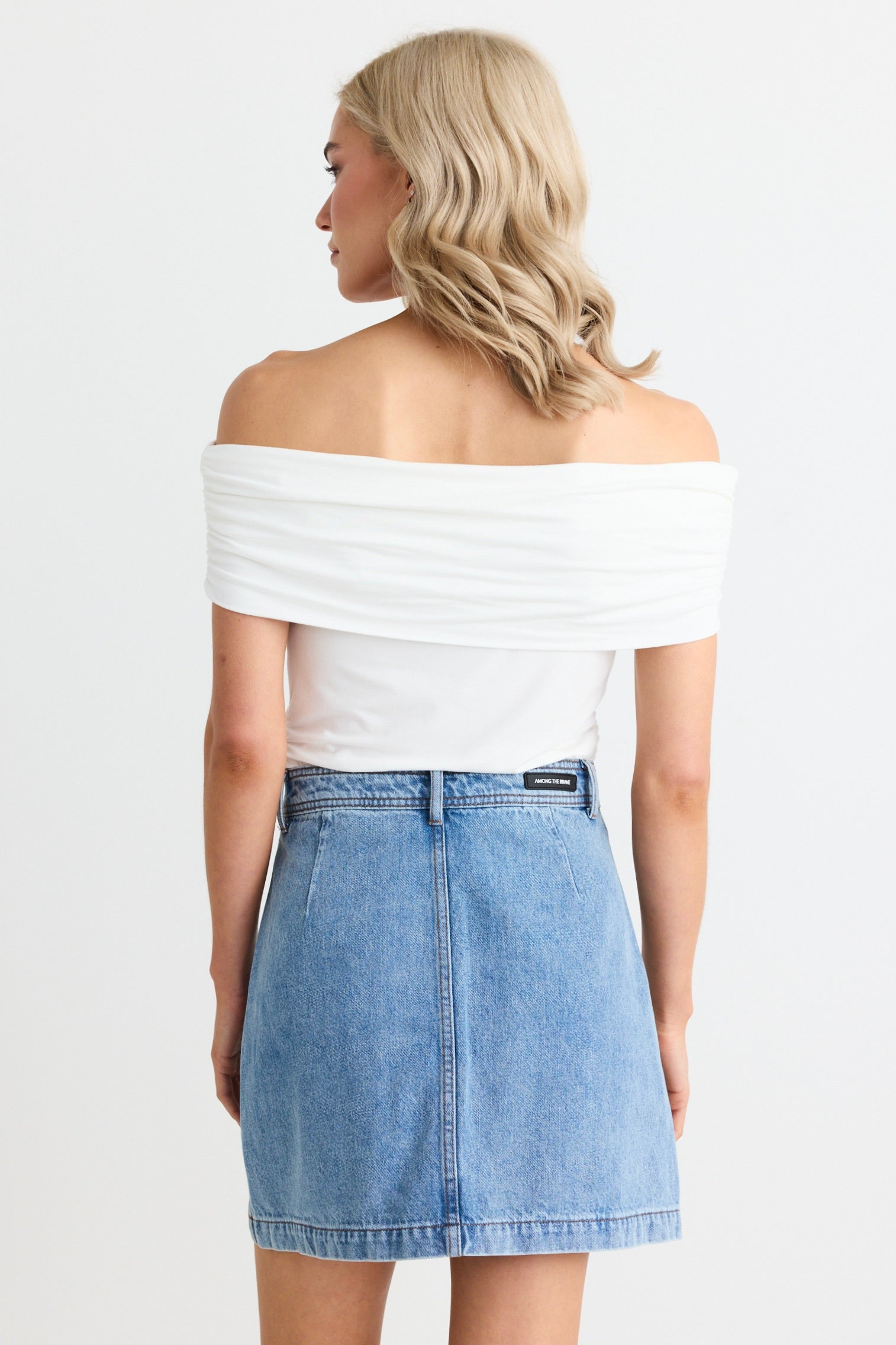 トップス unusually Check Off-shoulder(ivory) Peppermayo-20-06-24-92-