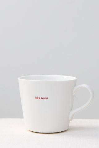 Big Boss White XL Bucket 500ml Mug