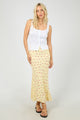 Birdie Yellow Floral Maxi Skirt