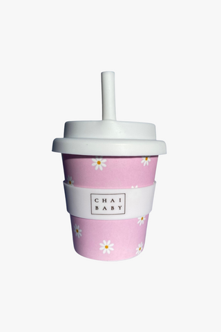 Delightful Pink Daisy Babyccino + Fluffy Cup HW Kids Chai Baby   