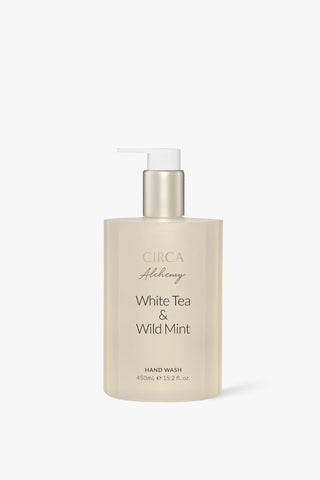 Alchemy White Tea + Wild Mint 450ml Hand Wash HW Beauty - Skincare, Bodycare, Hair, Nail, Makeup Circa Home   