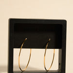 gold hoop earrings