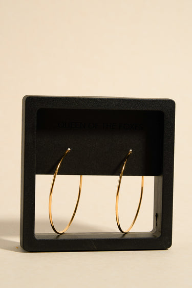 gold hoop earrings