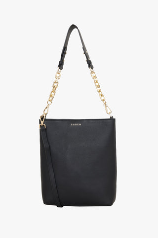 Claudette Crossbody Black + Gold Chunky Chain Handle ACC Bags - All, incl Phone Bags Saben   