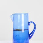 Cobalt Blue Glass Jug 1 Litre