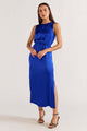 Dusk Cobalt Midi Dress