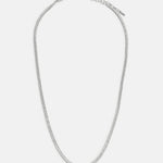 Dominique Flat Snake Silver Chain Recycled Necklace ACC Jewellery Pilgrim   