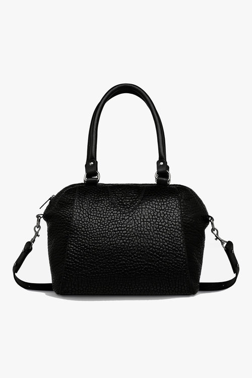 Force of Being Black Bubble Leather Handbag ACC Bags - All, incl Phone Bags Status Anxiety   