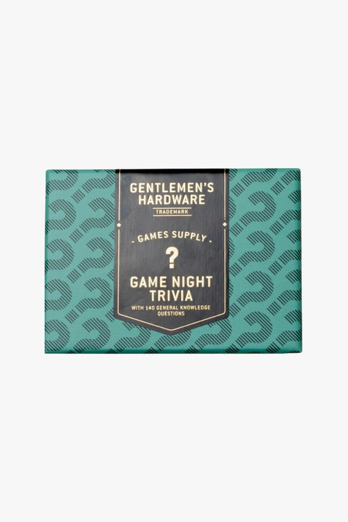 Game Night Trivia HW Games - Puzzle, Cards Gentlemen's Hardware   