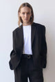Orla Black Relaxed Blazer