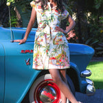 Cargo-On Palm Beach Natural SS Mini Shirt Dress