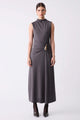 Layout Charcoal Gold Hardware Sleeveless Maxi Dress
