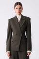 Symmetry Dark Olive Tailored Blazer