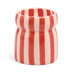 Hibiscus Bay Cabana Red Stripe 184g Ceramic Candle