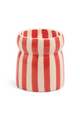 Hibiscus Bay Cabana Red Stripe 184g Ceramic Candle