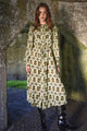 Charm Me Bronze Snake Print LS Maxi Dress