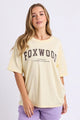 Interval Butter Cream Choc Logo SS Tee