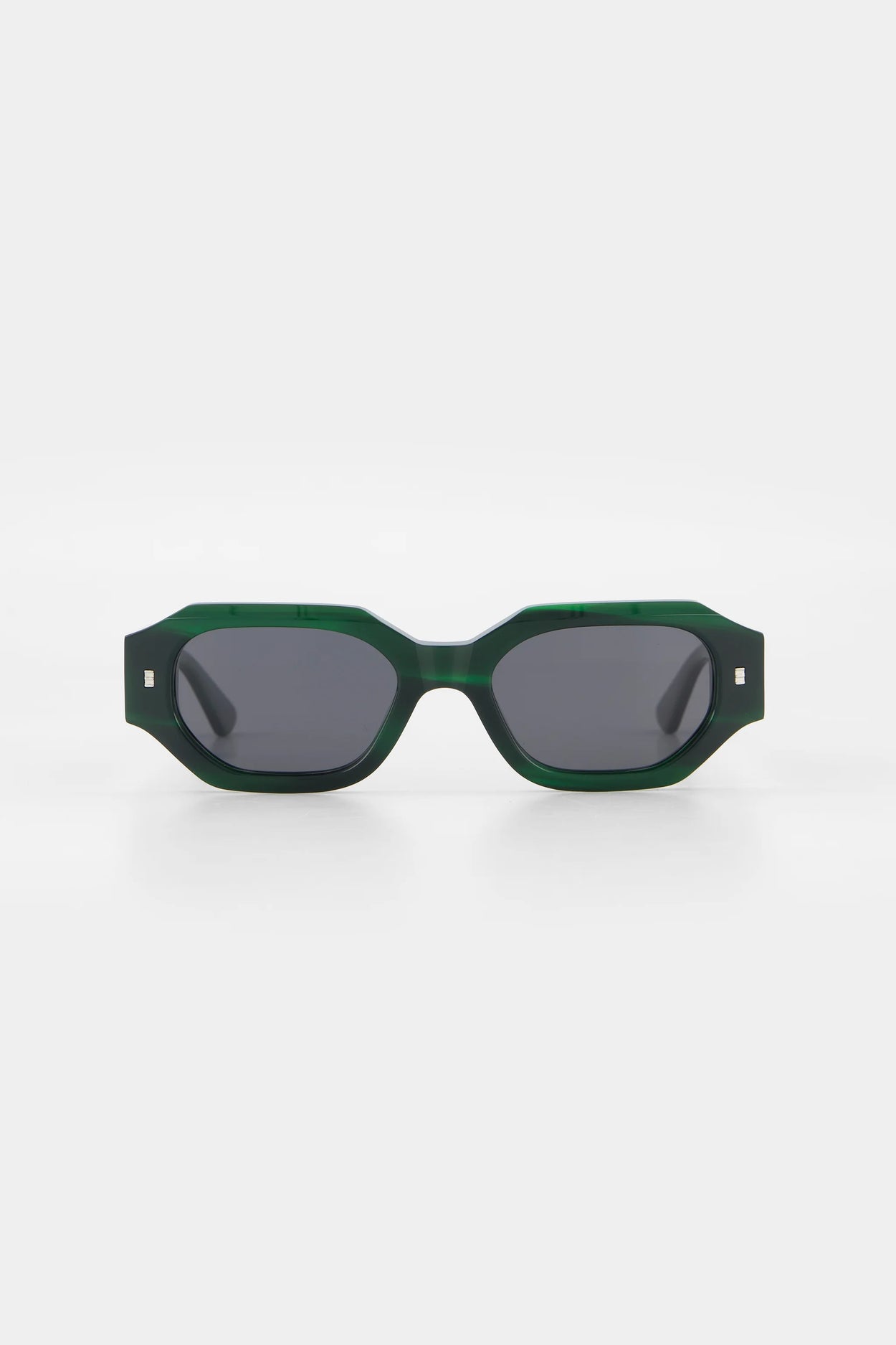 Blake Emerald Hexagonal Sunglasses | Flo & Frankie
