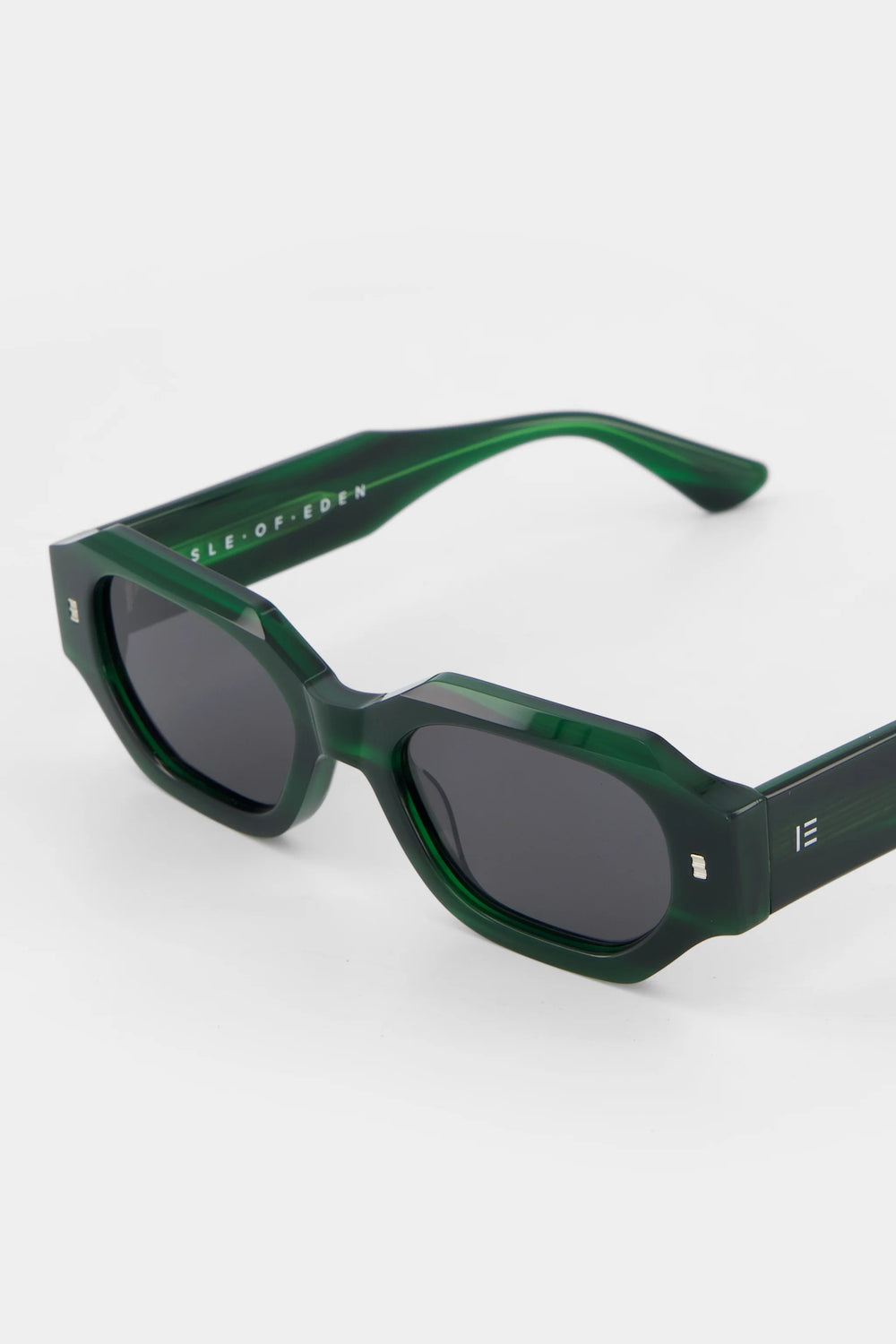 Blake Emerald Hexagonal Sunglasses | Flo & Frankie