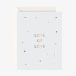 Lots Of Love Greeting Card