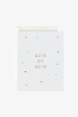 Lots Of Love Greeting Card