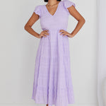 Marley Lilac Sleeveless V Neck Tiered Maxi Dress WW Dress Ivy + Jack   