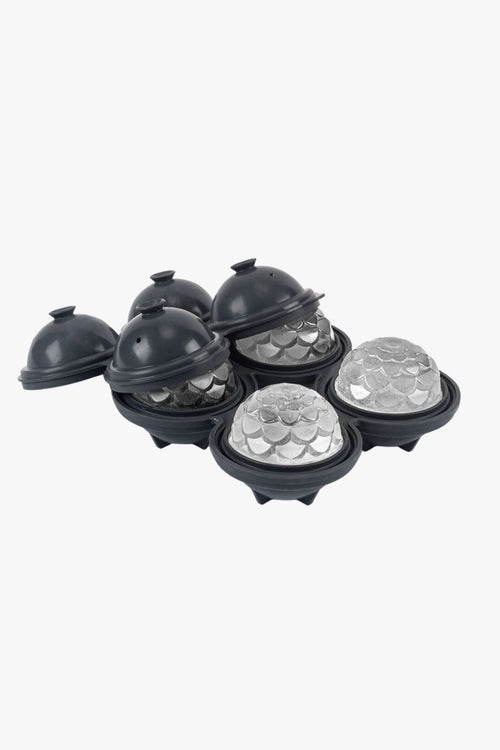 Black Cocktail Petal Ice Tray HW Serveware - Plate, Bowl, Servers, Dish, Platter Peak   