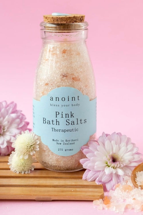 pink bath salts