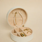 White jewellery case