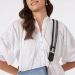 Feature Black + White + Navy Webbing Strap ACC Bags - Wallets+Straps Cosmetic Laptop Ph cases Saben   