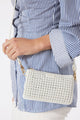 Lily White Braid Crossbody Bag