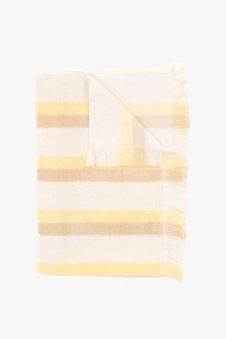 Shallows Sand French Terry Striped Towel HW Linen - Teatowel, Table, Bedding, Towel Layday   