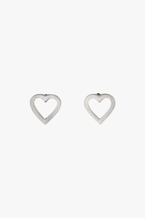 Sophia Open Heart Stud Earring ACC Jewellery Pilgrim   