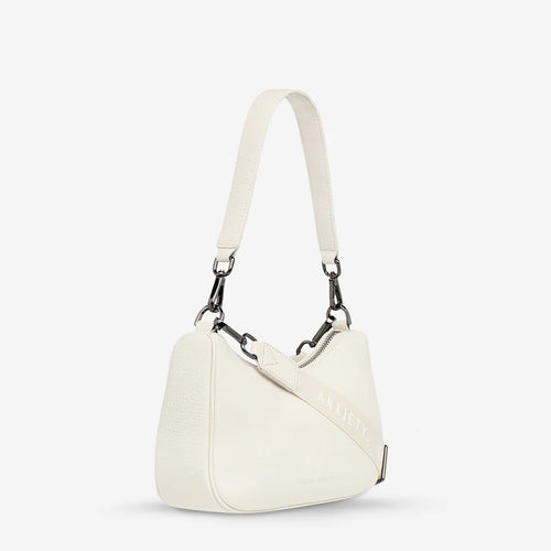 Chalk leather crossbody bag 