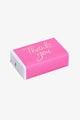 Thank You Hot Pink Rose Gold Script Soap