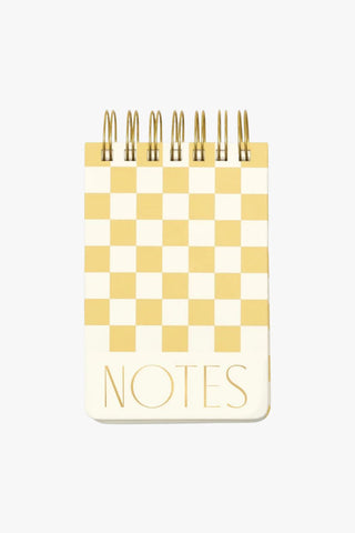 Twin Wire Chunky Notepad Checks HW Stationery - Journal, Notebook, Planner Designworks Ink   