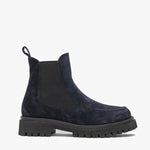 Vixen Blue Suede Chelsea Low Boot ACC Shoes - Boots Zoe Kratzmann   